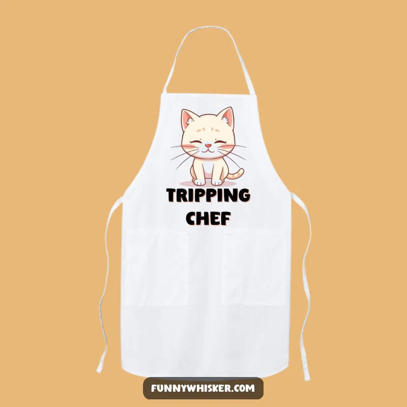 Funny Cat Whiskers Apron - Cook With Clumsy Charm In The Kitchen
