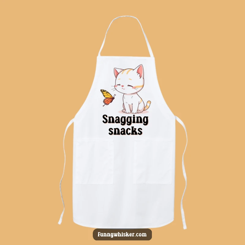 Funny Cat Kitchen Apron: Cook with Charm, This is a Funny Gift