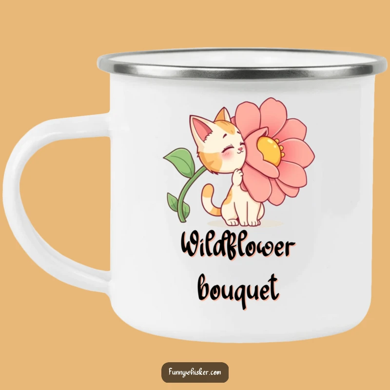 Funny Cat Camping Mug: Outdoor Drama - Adventurous Gift!