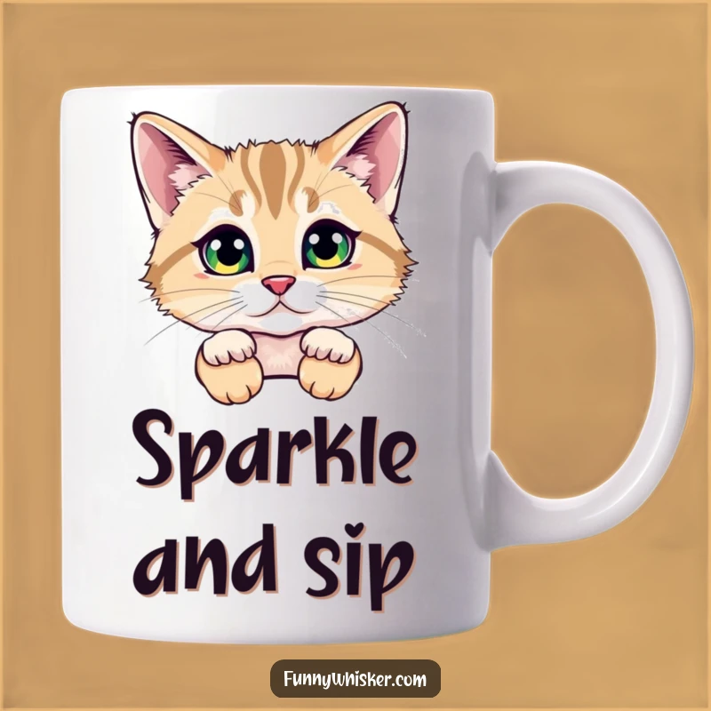 Funny Hidden Cat Whiskers Mug - Playful & Hilarious Gift for Cat Lovers