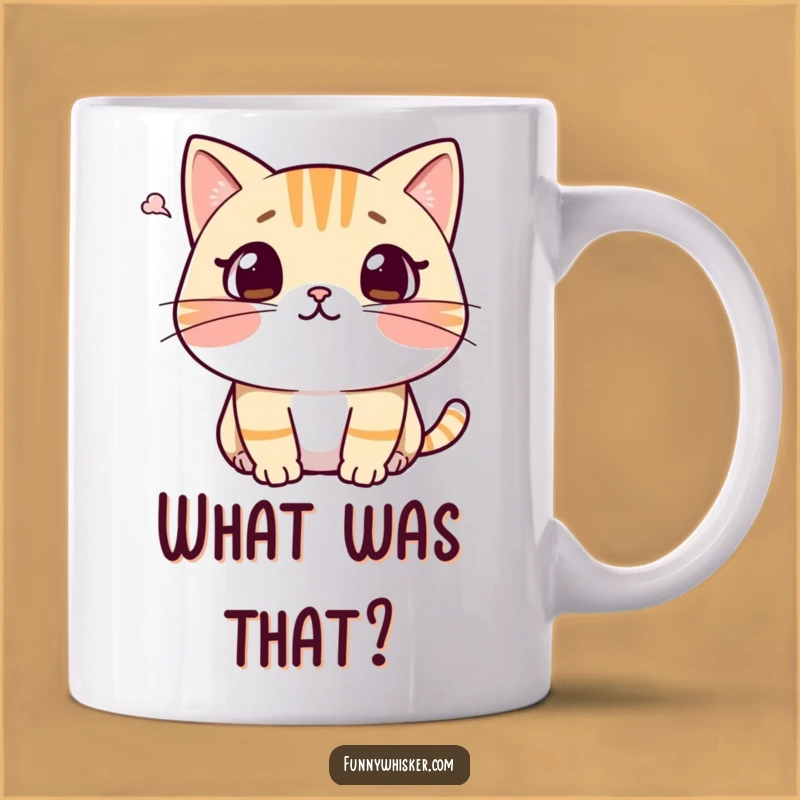 Funny Surprised Cat Mug - Whiskers Recoil, Perfect Funny Gift for Shocked Cat Lovers