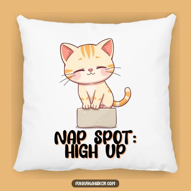 Funny Cat Balance Pillow - Whisker Stability, Cozy Acrobat Funny Gift