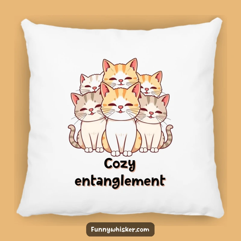 Funny Cat Whiskers Pillow: Cozy Up with This Amusing Comfort Gift