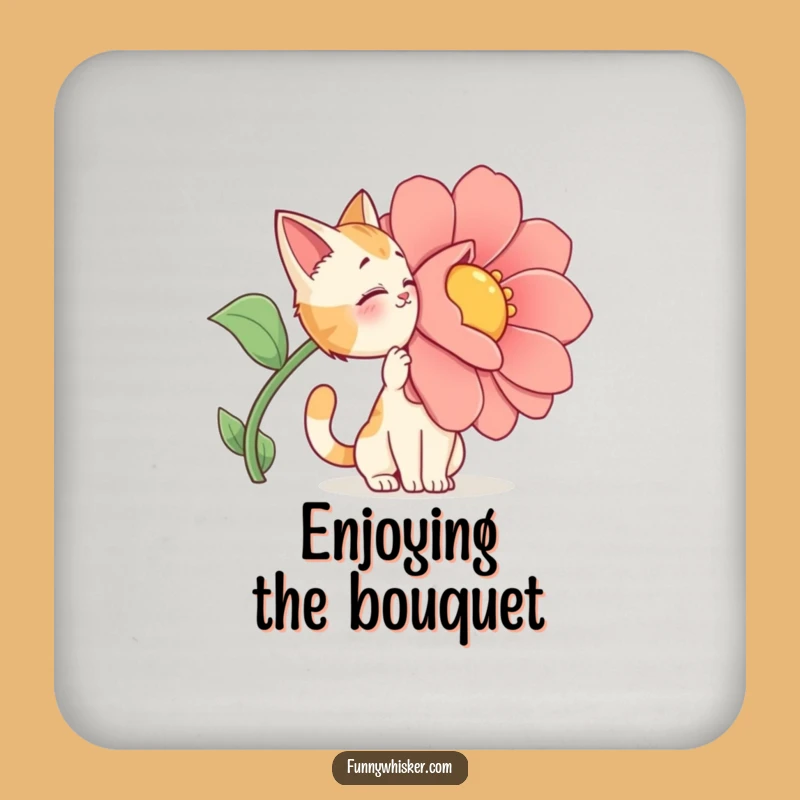 Funny Cat Coaster: Dramatic Protection - Quirky Gift!