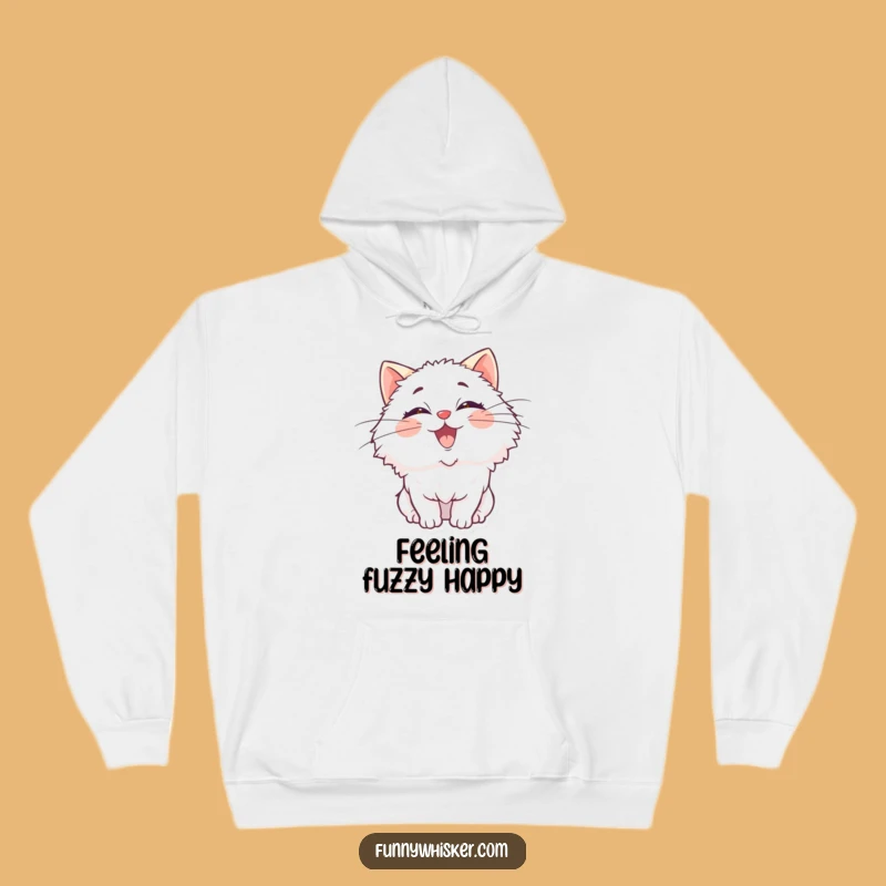 Cozy Funny Feline Delight Hoodie: Warmth and Whimsy for Cat Fans