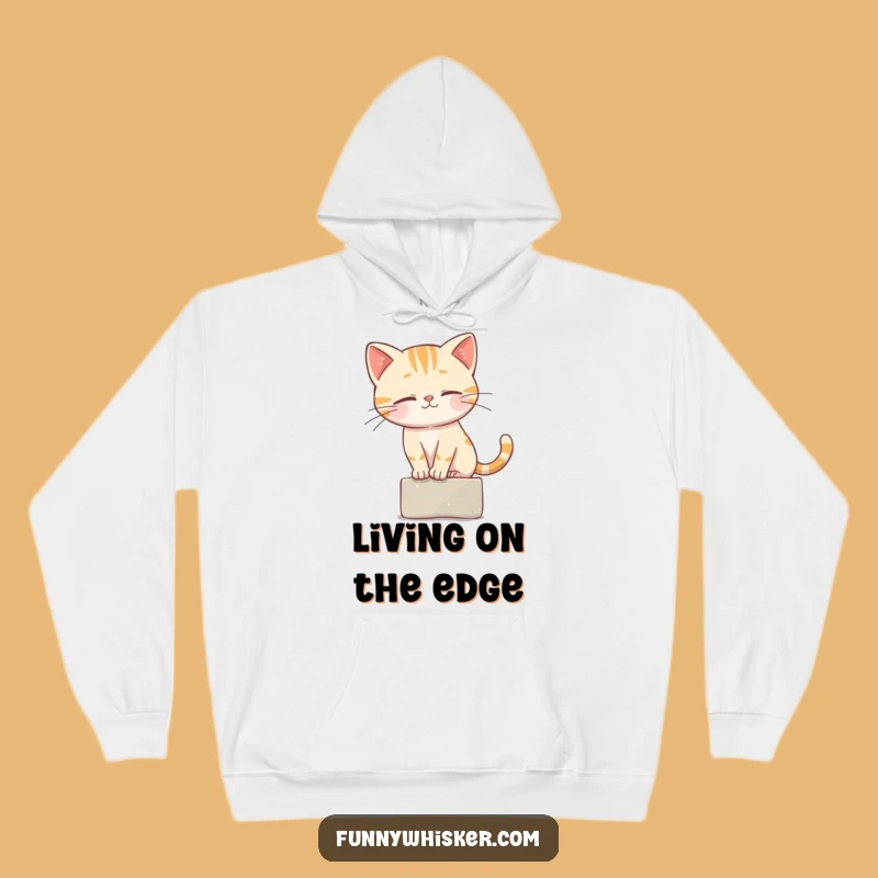 Funny Cat Acrobat Hoodie - Whisker Balance Master, Cozy Thrills Funny Gift