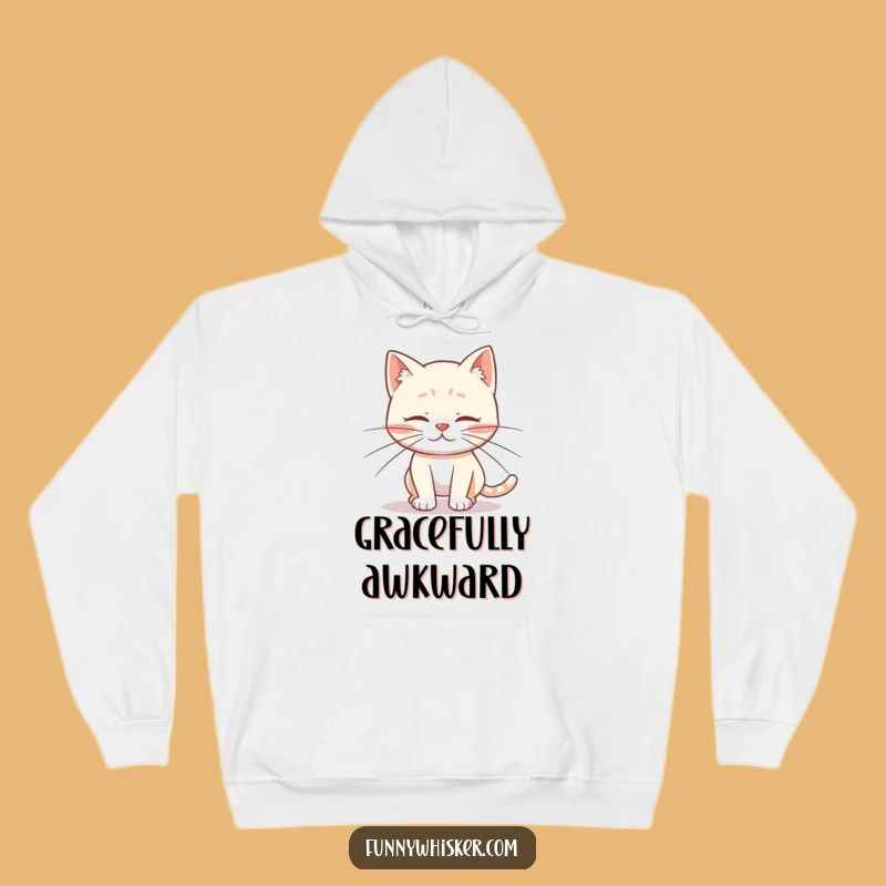 Funny Cat Whiskers Hoodie - Cozy Up With Comedic Feline Fumbles