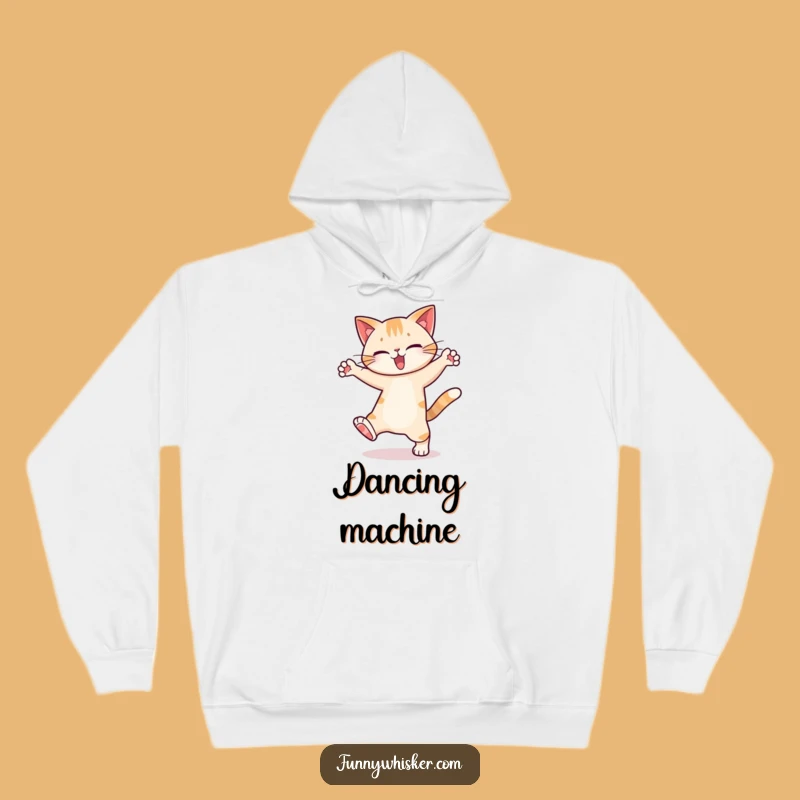 Funny Dancing Cat Hoodie: Cozy Moves - Best Gift!