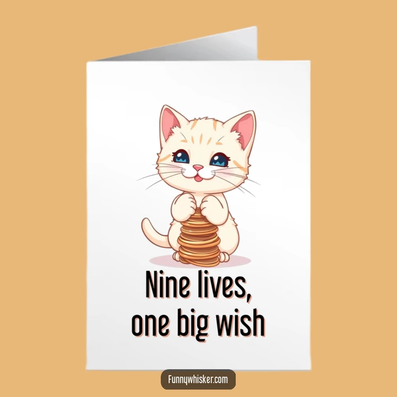 Funny Kitten Birthday Card Free Printable: Wobbly Strings & Purrfect Wishes