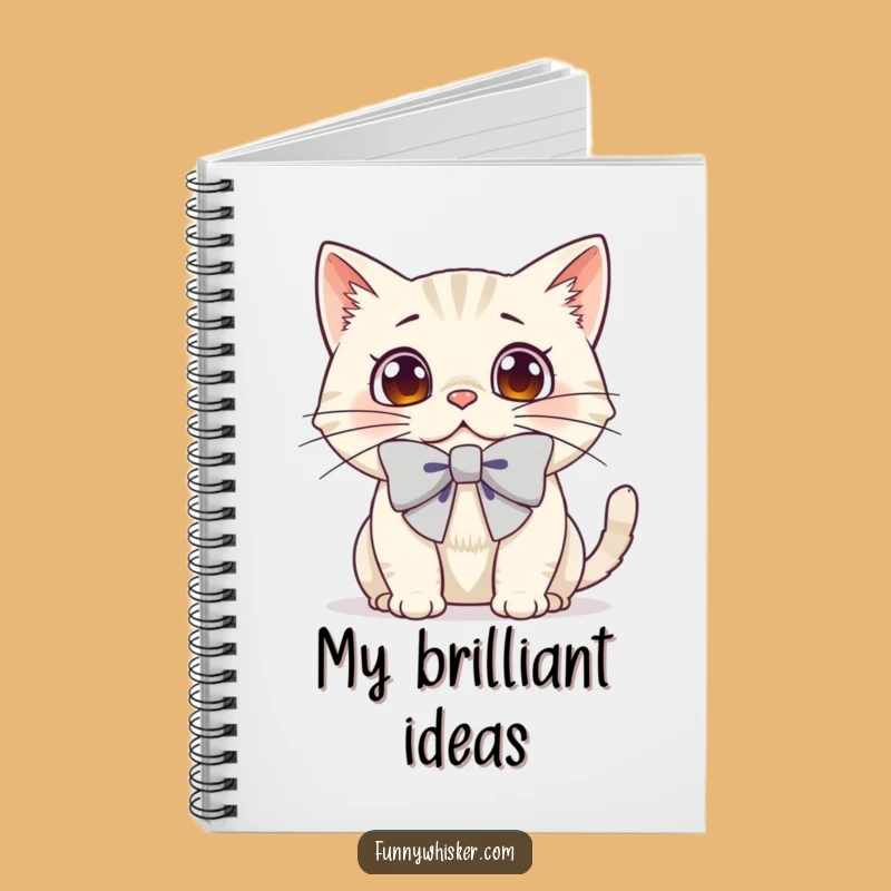 Funny Surprised Cat Notebook - Journal for Feline Fans, Gift Idea
