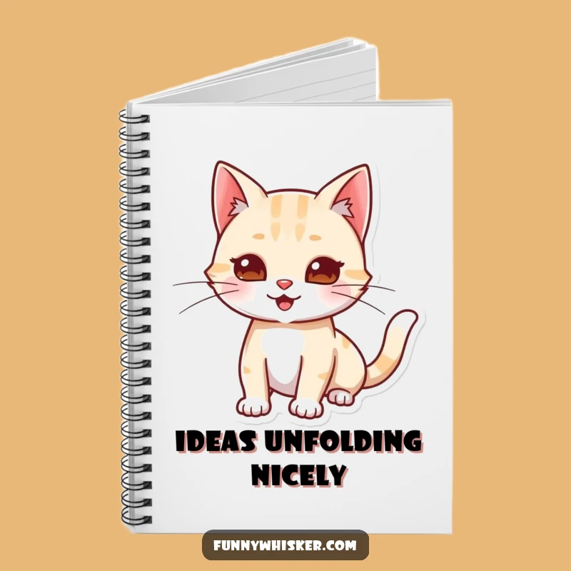 Funny Cat Stretching Notebook: Playful Whiskers Journal Gift for Relaxing