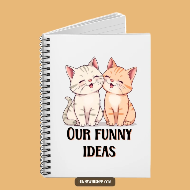 Funny Giggling Cats Notebook - Jot Down Joyful Thoughts with a Perfect Funny Gift
