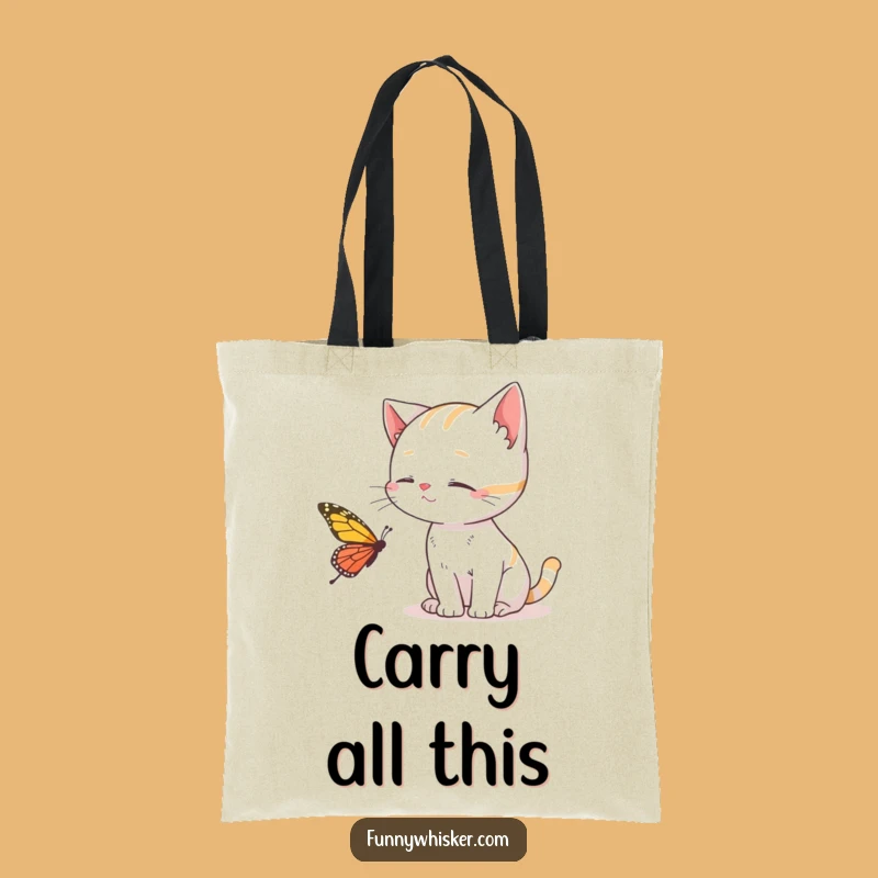 Funny Cat Tote Bag: Carry Your Style with This Whimsical Gift
